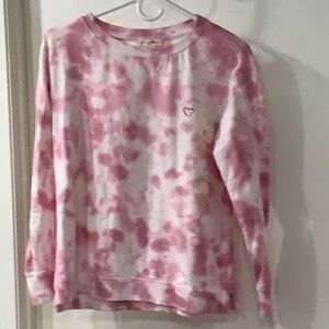 Jane & Delancey size S, pink & white sweater